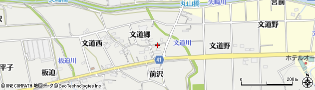 愛知県西尾市吉良町津平文道郷44周辺の地図