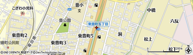 東豊町５周辺の地図
