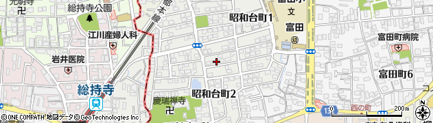 大阪府高槻市昭和台町周辺の地図