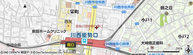 みずほ銀行川西支店 ＡＴＭ周辺の地図