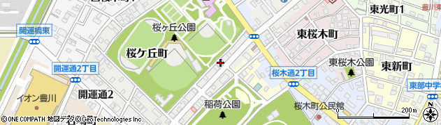 勢川豊川店注文受付周辺の地図