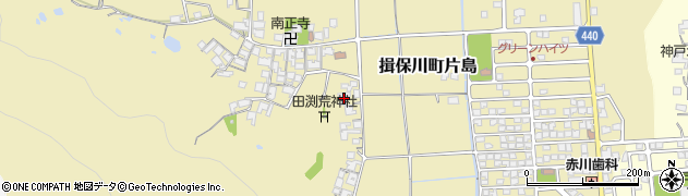 兵庫県たつの市揖保川町片島57周辺の地図