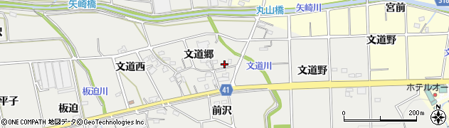 愛知県西尾市吉良町津平文道郷46周辺の地図