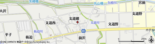 愛知県西尾市吉良町津平文道郷53周辺の地図