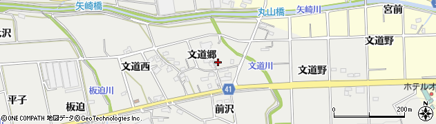 愛知県西尾市吉良町津平文道郷105周辺の地図
