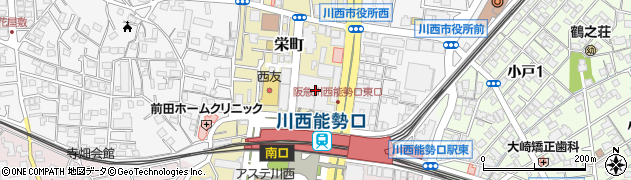 サイゼリヤ 川西能勢口駅前店周辺の地図