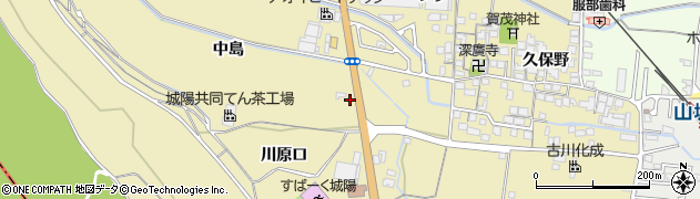 京都府城陽市奈島中島7周辺の地図