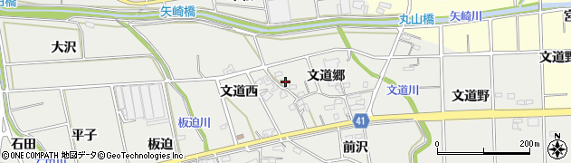 愛知県西尾市吉良町津平文道郷117周辺の地図