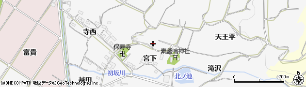 愛知県豊橋市石巻小野田町宮下1周辺の地図