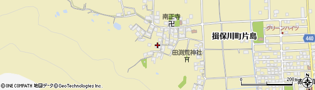 兵庫県たつの市揖保川町片島128周辺の地図