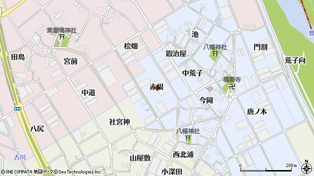 〒442-0804 愛知県豊川市二葉町の地図