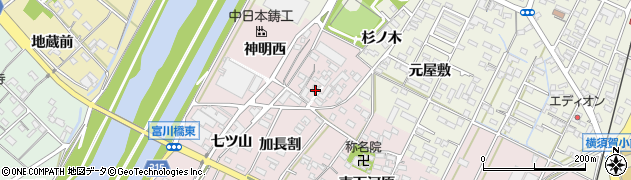 愛知県西尾市吉良町下横須賀西下河原47周辺の地図