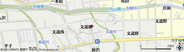 愛知県西尾市吉良町津平文道郷54周辺の地図