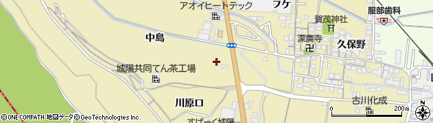 京都府城陽市奈島中島15周辺の地図