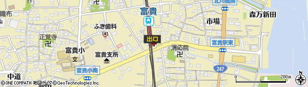 愛知県知多郡武豊町周辺の地図