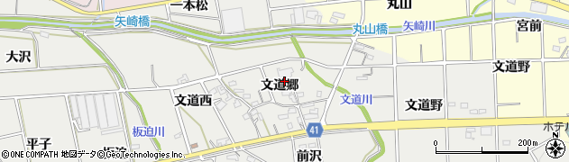 愛知県西尾市吉良町津平文道郷22周辺の地図