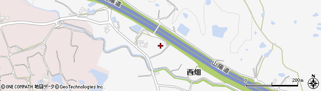 兵庫県神戸市北区八多町（西畑）周辺の地図