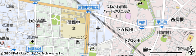 愛知県蒲郡市新井形町南63周辺の地図