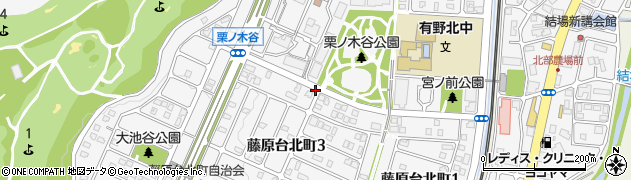 兵庫県神戸市北区藤原台北町周辺の地図