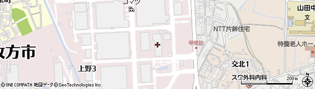 コマツ大阪工場　生産技術開発センタ素形材グループ周辺の地図