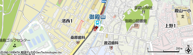 てこや　御殿山駅前店周辺の地図