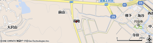 愛知県幸田町（額田郡）深溝（福地）周辺の地図