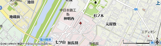 愛知県西尾市吉良町下横須賀西下河原10周辺の地図