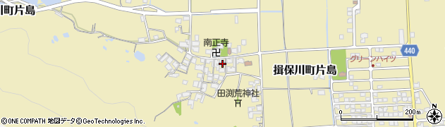 兵庫県たつの市揖保川町片島77周辺の地図