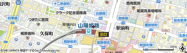 兵庫県姫路市南町周辺の地図