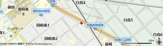 愛知県豊川市国府町（菰敷）周辺の地図
