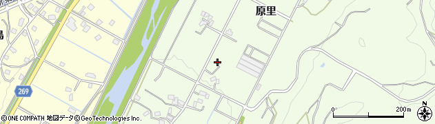 静岡県掛川市原里304周辺の地図