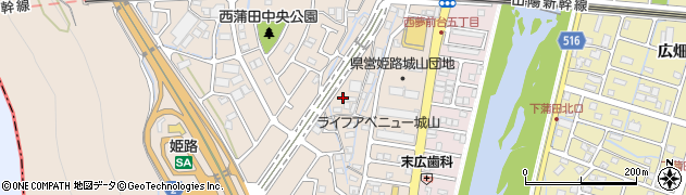 兵庫県姫路市広畑区西蒲田395周辺の地図