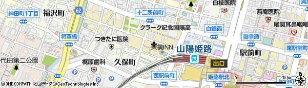 兵庫県姫路市忍町6周辺の地図