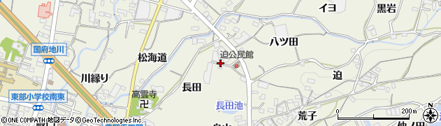 国坂街道周辺の地図