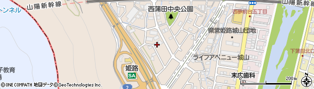 兵庫県姫路市広畑区西蒲田1672周辺の地図