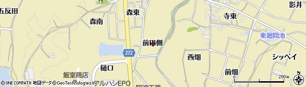 愛知県知多郡武豊町冨貴前田側周辺の地図