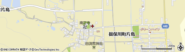 兵庫県たつの市揖保川町片島635周辺の地図