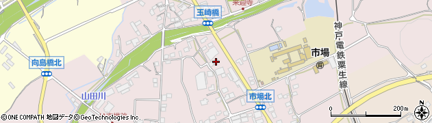 兵庫県小野市市場町600周辺の地図