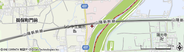 兵庫県たつの市誉田町片吹385周辺の地図