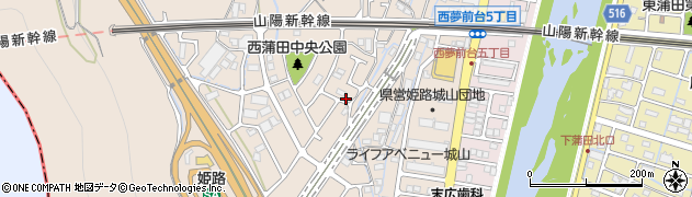 兵庫県姫路市広畑区西蒲田1601周辺の地図