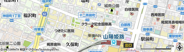 兵庫県姫路市忍町74周辺の地図
