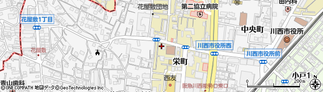 アニメイト川西店周辺の地図