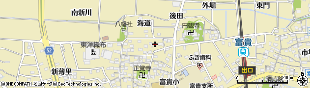 愛知県知多郡武豊町冨貴郷北67周辺の地図