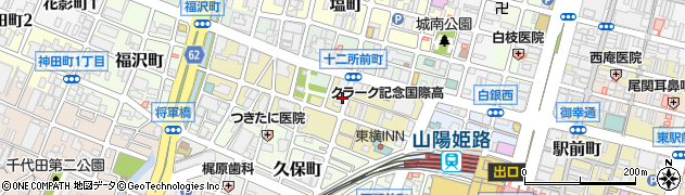 兵庫県姫路市忍町104周辺の地図