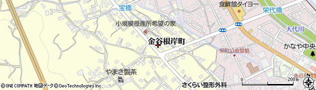 静岡県島田市金谷根岸町周辺の地図