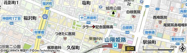 兵庫県姫路市忍町84周辺の地図