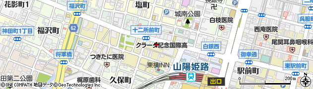 兵庫県姫路市忍町85周辺の地図