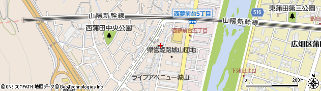 兵庫県姫路市広畑区西蒲田402周辺の地図