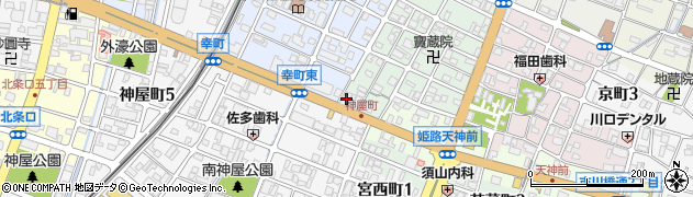 兵庫県姫路市神和町48周辺の地図