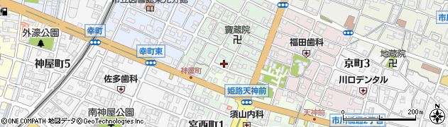 兵庫県姫路市神和町10周辺の地図